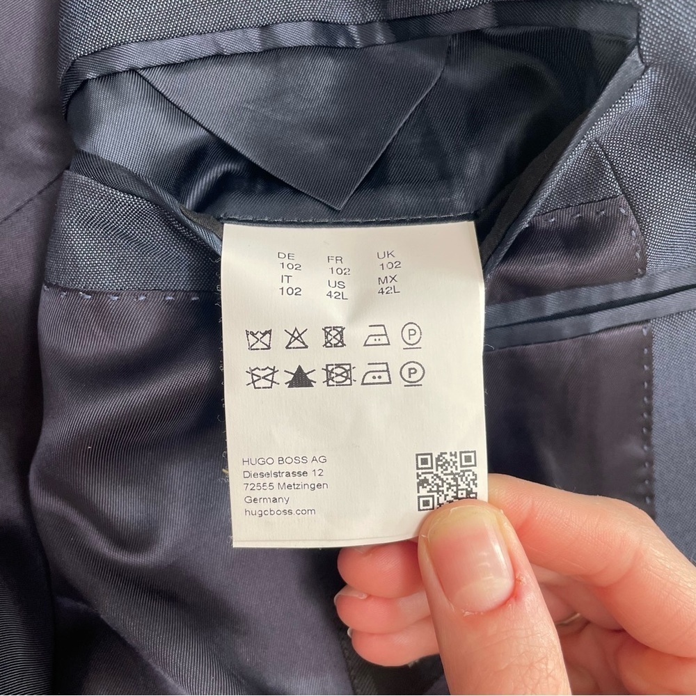 HUGO BOSS mohair wool extra slim sport coat - Picture 12 of 14